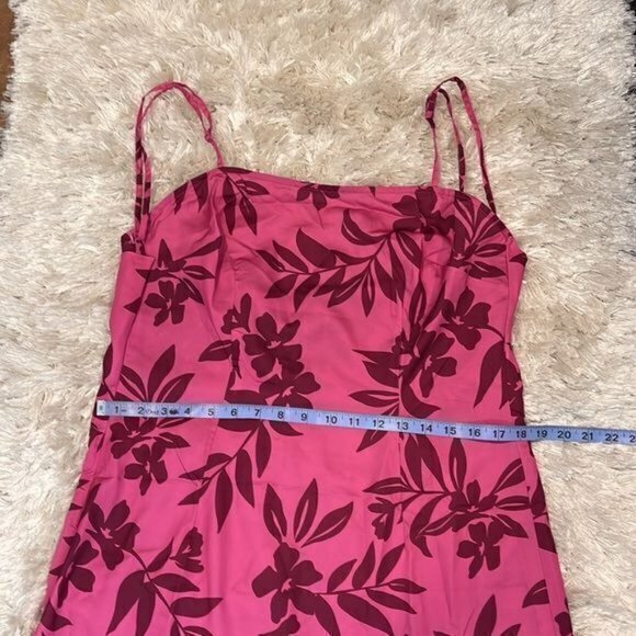 CUPSHE Pink Backless Fitted Waisted A-Shape Dress Size Large - Picture 8 of 13